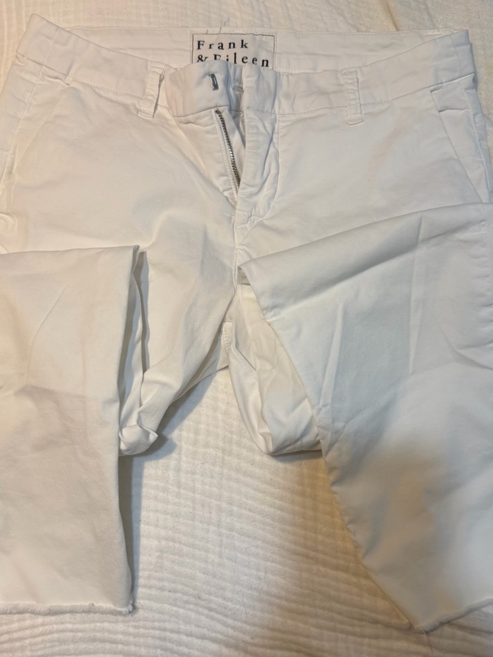 Frank & Eileen Cream Cotton Pants